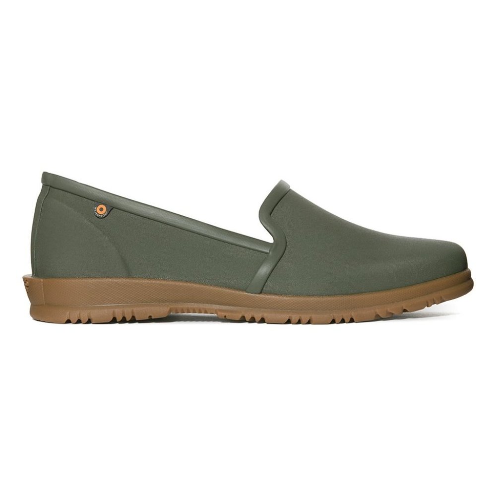 BOGS Women's Sweetpea Slip on Rain shoe loafer Women 8 Green